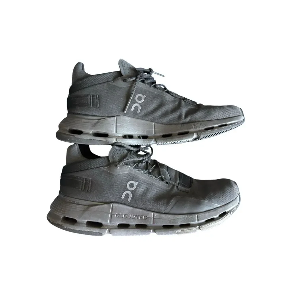On Running Mens Black Cloudtec Cloudnova 2 All-day Active Sneakers Size 11